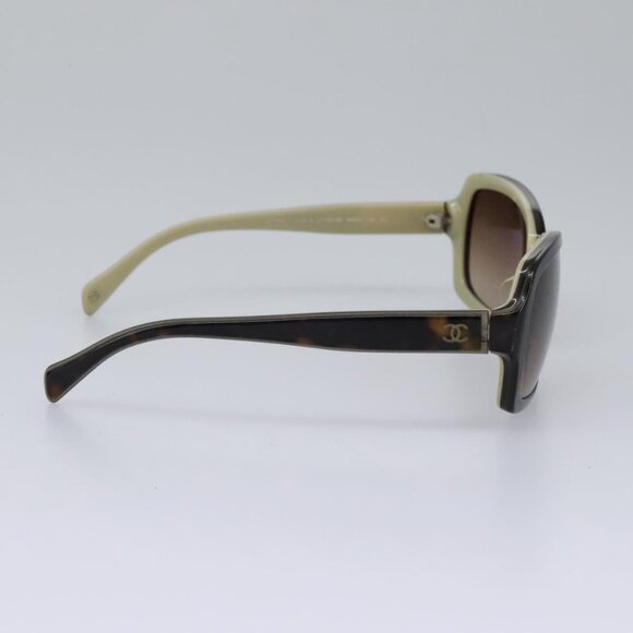 CHANEL Sunglasses plastic Brown CC Auth am7632 - Picture 6 of 15